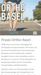 Mobile Screenshot of ortho-basel.ch